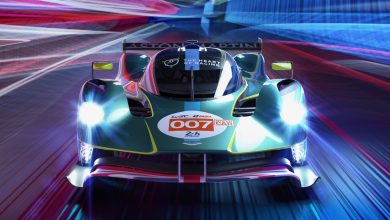 2025 Aston Martin Valkyrie Le Mans WEC racing car - nose
