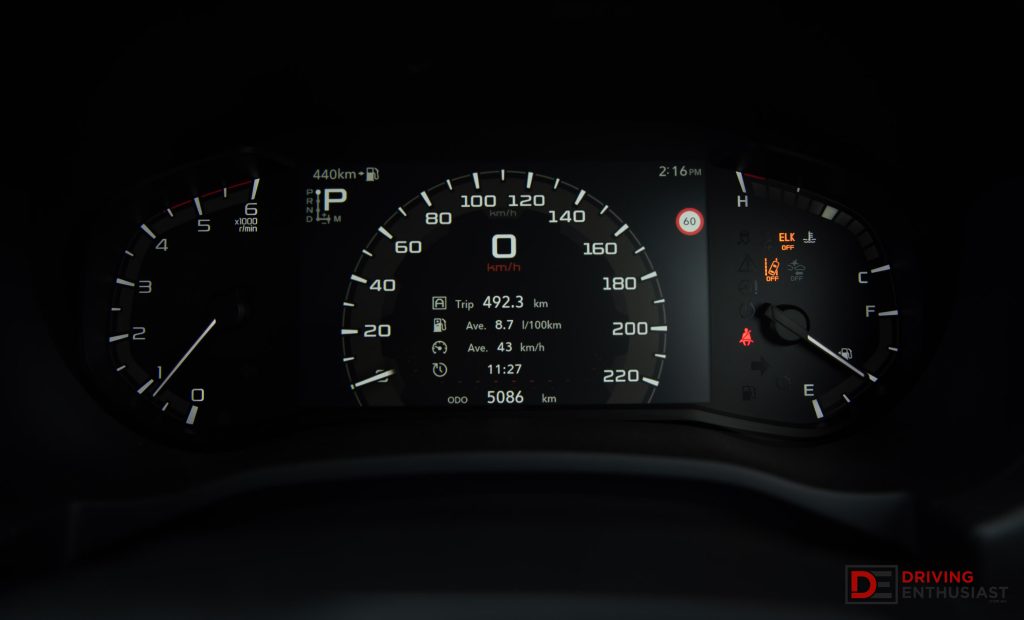 2025 Mazda BT-50 SP-instrument cluster