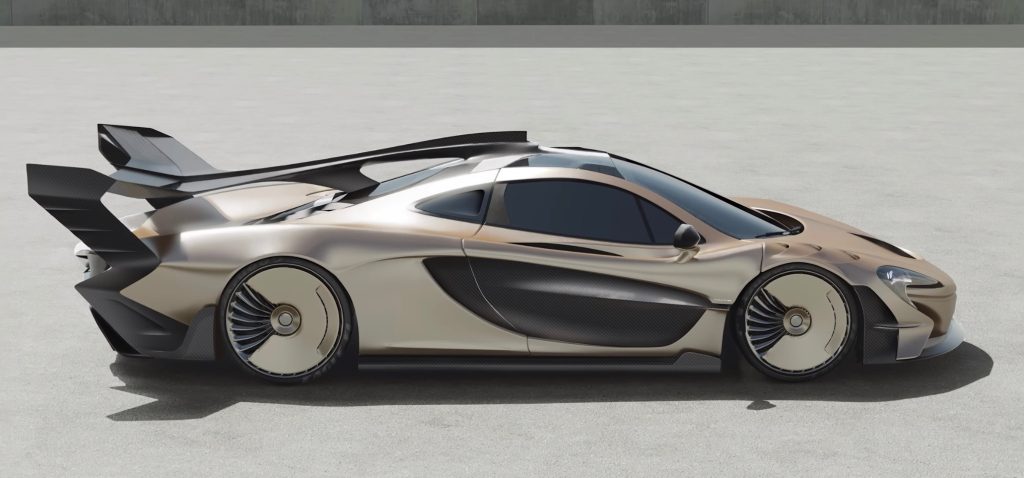 Tavarish McLaren P1 longtail by Frank Stephenson - side