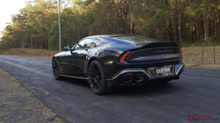 2025 Aston Martin Vanquish-Vbox testing 0-100