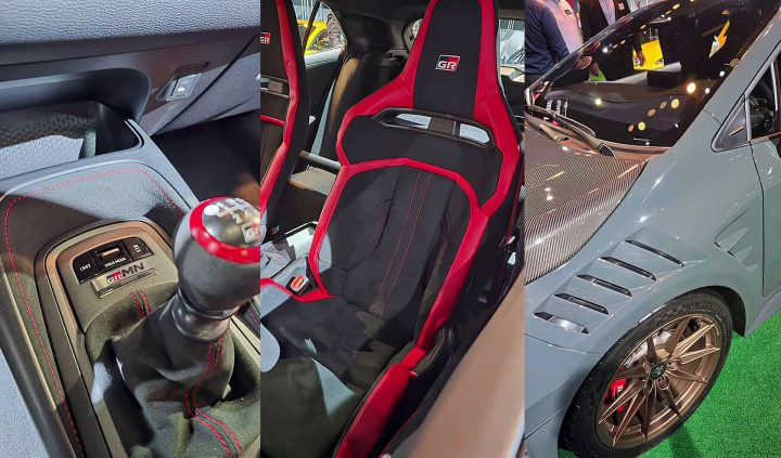 2026 Toyota Corolla GRMN seats and console