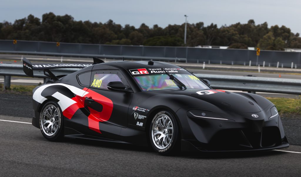 2026 Toyota GR Supra V8 Supercars race car - track