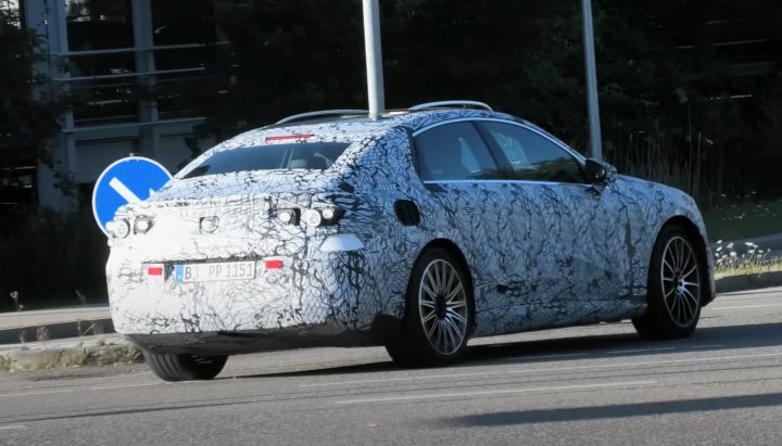 2027 Mercedes-Benz C-Class EQ prototype-rear