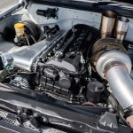 2025 SEMA Nissan Patrol Nismo Forsberg Racing-engine