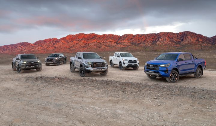 2025 Toyota HiLux lineup in Australia