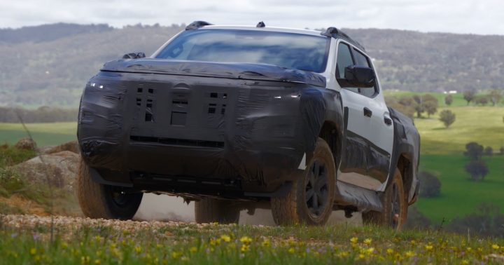 2026 Nissan Navara prototype testing in Australia - front