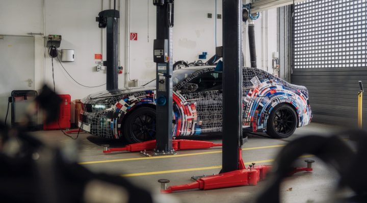 2027 BMW M3 Electric prototype - workshop