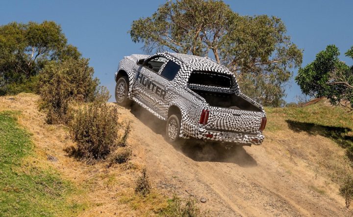 2026 JAC Hunter prototype testing in Australia - off road