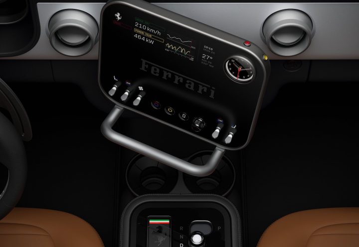2027 Ferrari Luce interior - touchscreen