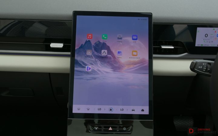 2026 Jaecoo J5 EV touchscreen