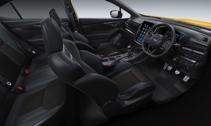 2026 Subaru WRX Club Spec Evo Australia - interior