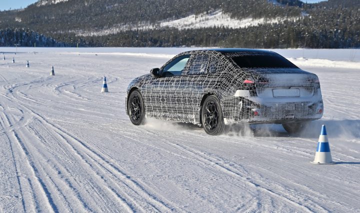 2027 BMW i3 3 Series prototype - slalom