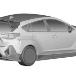 2027 Subaru WRX STI patent - rear wing