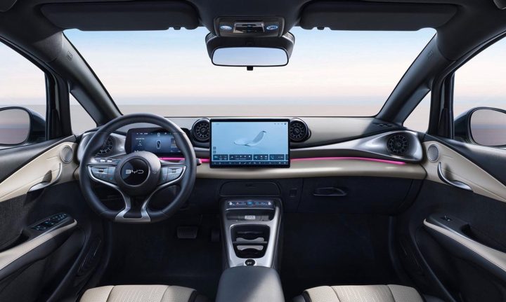 2026 BYD Dolphin facelift - interior