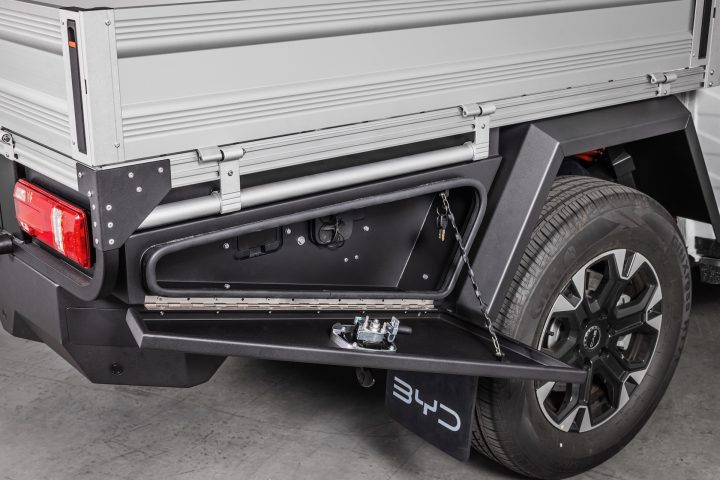 2026 BYD Shark 6 cab-chassis - storage tray