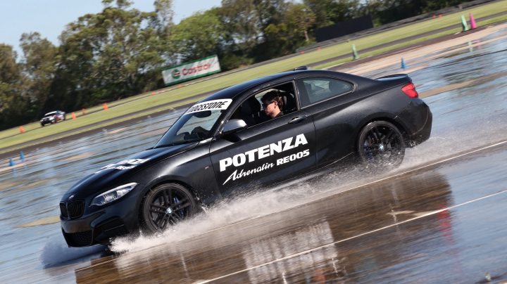 Bridgestone RE005 launch in Australia - wet