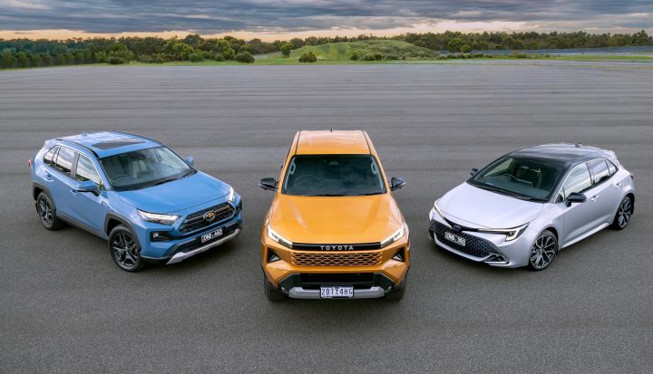 Toyota RAV4 Hilux Corolla in Australia