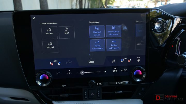 2026 Lexus NX 450h+ F Sport - touchscreen