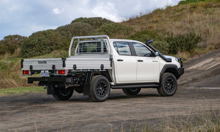 2026 Toyota HiLux GVM upgrade factory option - rear