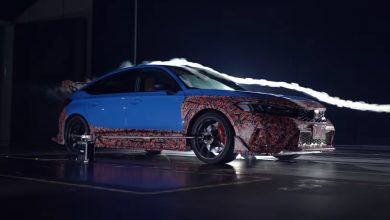 2027 Honda Civic Type R HRC concept - testing