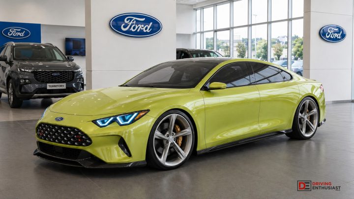 2028 Ford Falcon XR6 pinelime-side