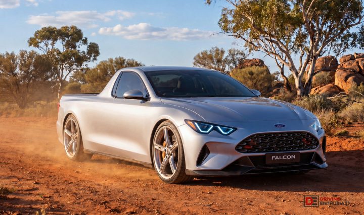 2028 Ford Falcon ute desert