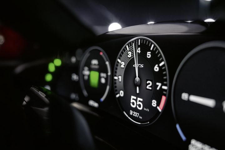 2027 Porsche Taycan - rev counter