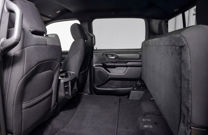 2026 RAM 1500 Express Black Edition - rear under storage