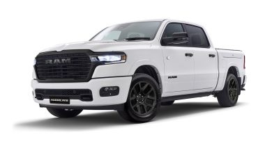 2026 RAM 1500 Laramie Night Edition - white