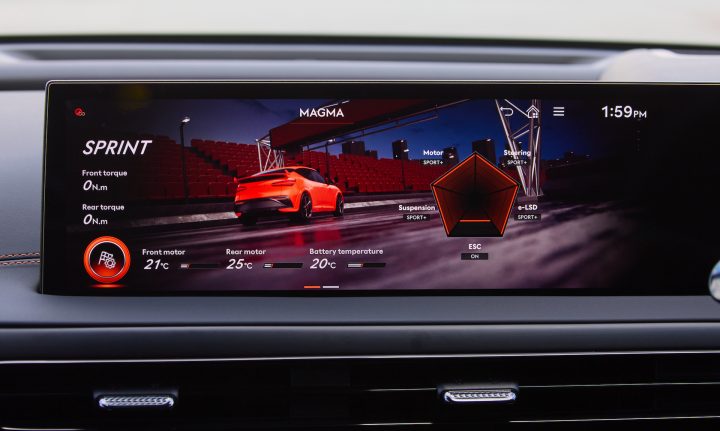 2027 Genesis GV60 Magma - Sprint mode