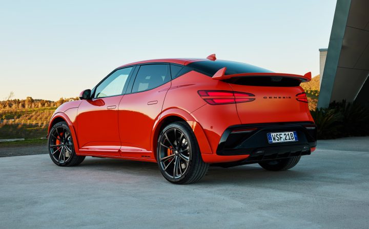 2027 Genesis GV60 Magma - rear spoiler