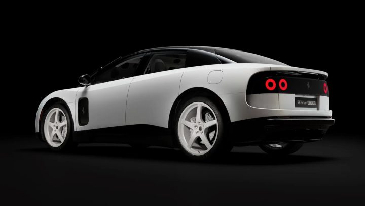 Ferrari Luce for sale white - rear