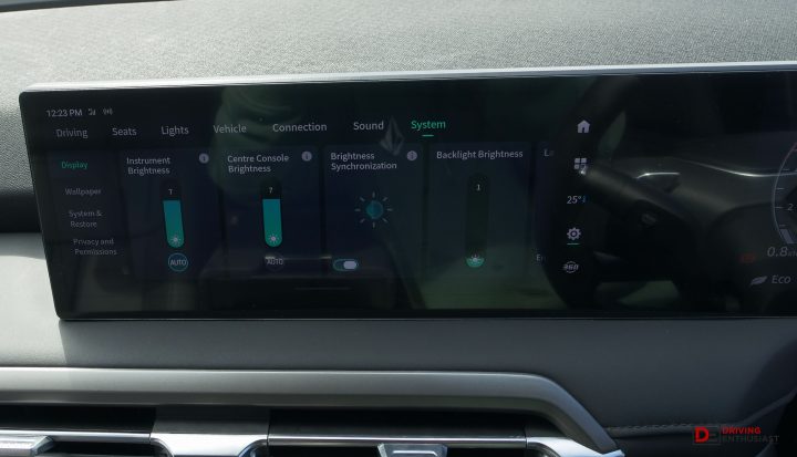 2026 MG U9 Black Edition - brightness settings