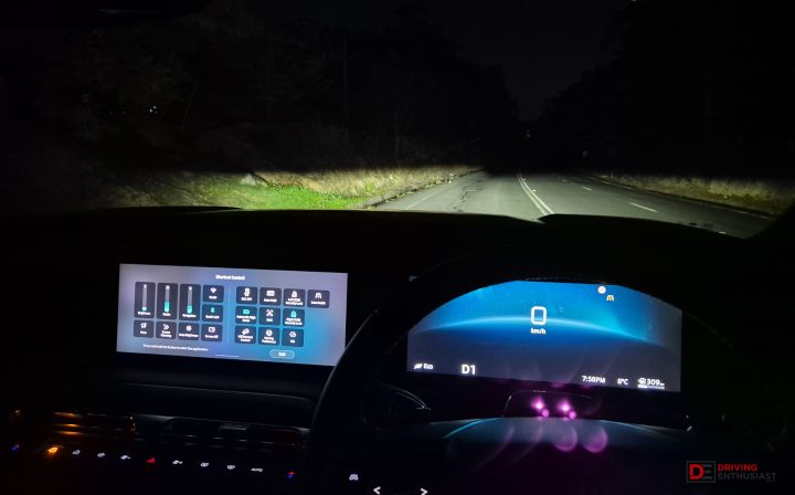 2026 MG U9 Black Edition - night screens
