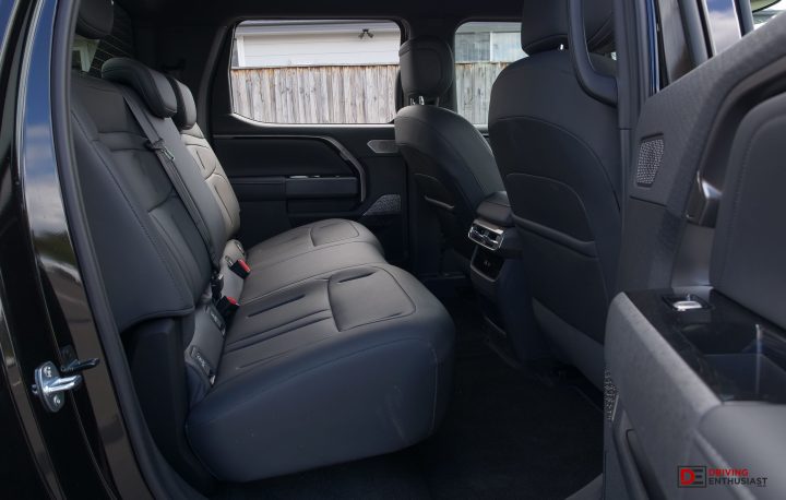 2026 MG U9 Black Edition - rear seats