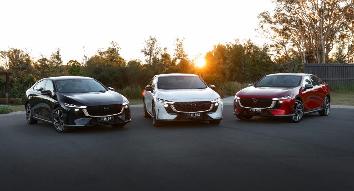 2026 Mazda 6e ANCAP crash test safety rating - lineup