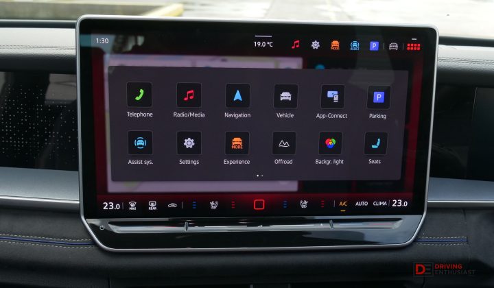 2026 Volkswagen Tayron 195TSI R-Line - touchscreen