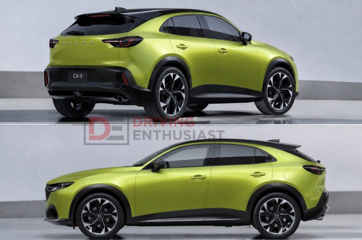 2027 Mazda CX-3 rendering Driving Enthusiast Australia