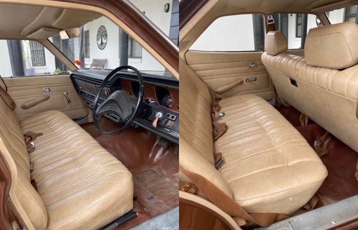 1973 Leyland P76 V8 column manual - interior