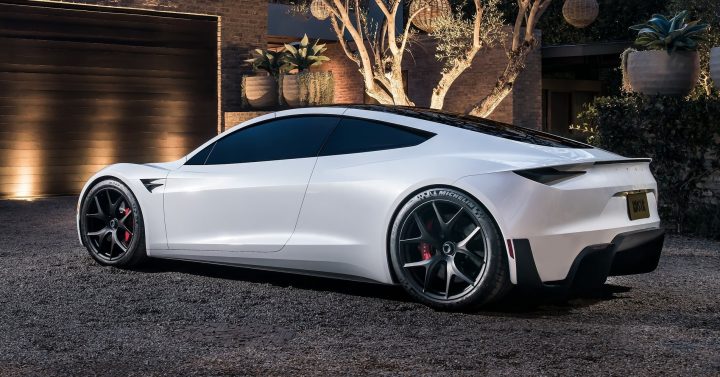 2017 Tesla Roadster Concept rear
