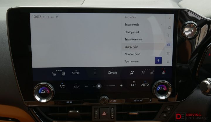 2026 Lexus NX 350h Sports Luxury - touchscreen