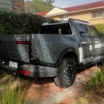 2027 Nissan Frontier Pro prototype in Australia - rear
