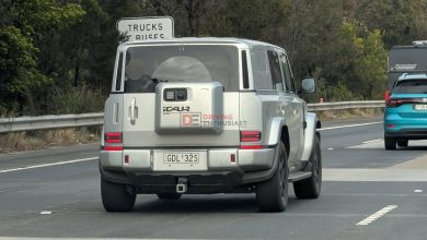 2027 iCaur V25 spotted in Australia - rear