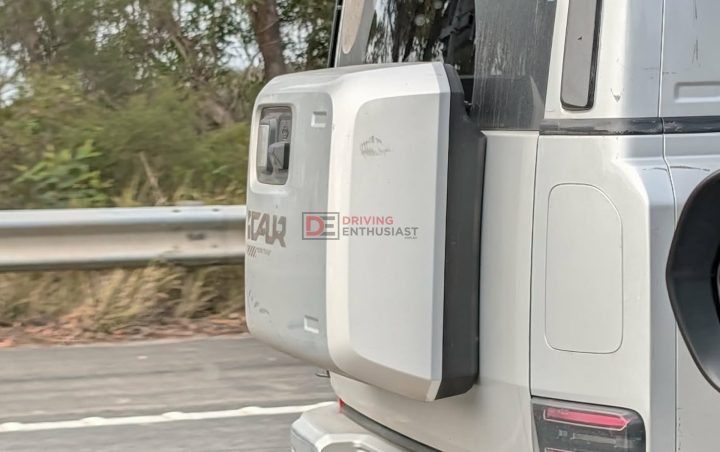 2027 iCaur V25 spotted in Australia - rear storage