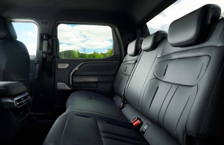 2026 MG U9 EV - rear seat