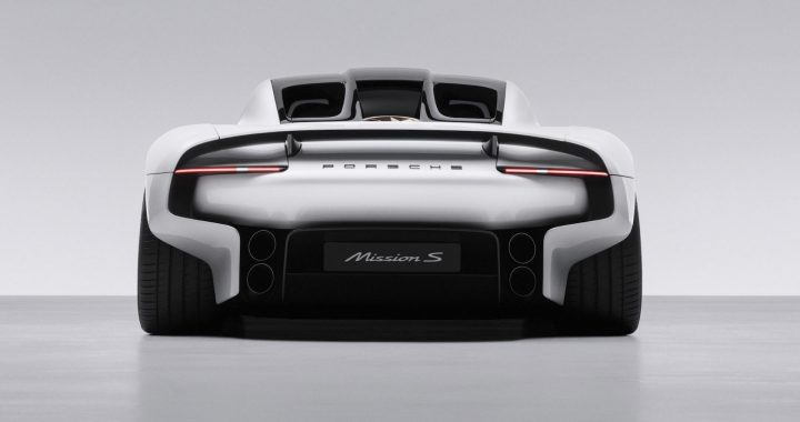2026 Porsche Mission S concept - exhaust