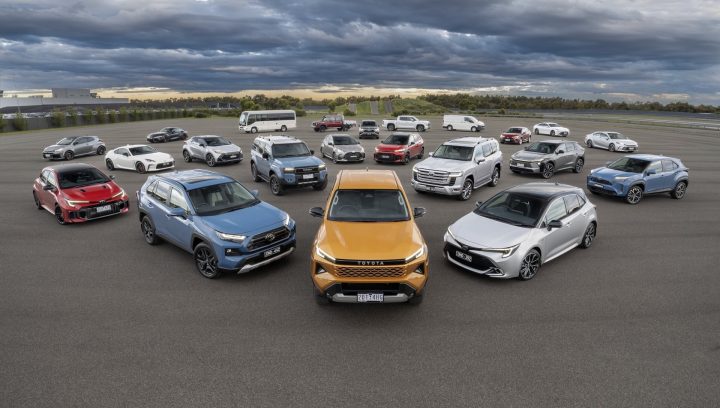 Toyota Australia range - 2026